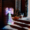 Outdoor Animated Fiber-Optic Angel - Accents - 2