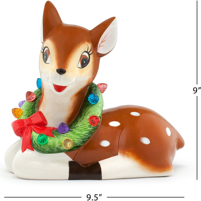 Nostalgic Ceramic Lit Reindeer - Accents - 3