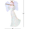 Outdoor Animated Fiber-Optic Angel - Accents - 4