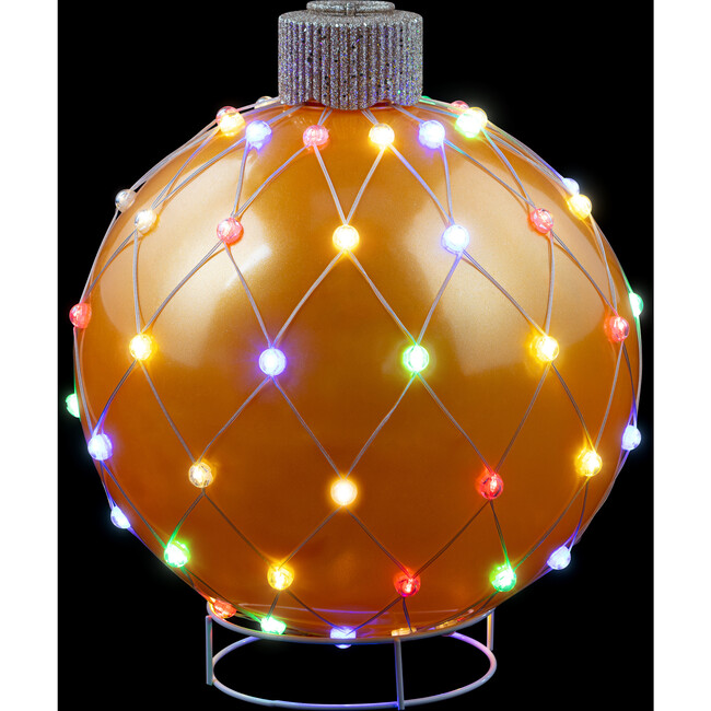 Outdoor Lightshow Ornament, Gold - Ornaments - 5