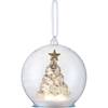 Mercury Glass Tree Globe Ornament, Gold - Ornaments - 1 - thumbnail