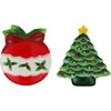 Ceramic Trinket Tray Set, Ornament and Tree - Accents - 1 - thumbnail