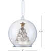 Mercury Glass Tree Globe Ornament, Silver - Ornaments - 3