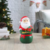 Ceramic Musical Santa Bag Candy Bowl - Accents - 2