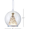 Mercury Glass Tree Globe Ornament, Gold - Ornaments - 3