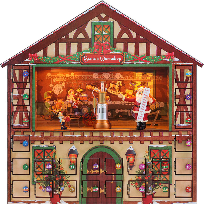 Animated & Musical Santa's Workshop Advent Calendar