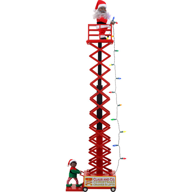 Animated & Musical Santa's Lift - Black