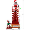 Animated & Musical Santa's Lift - Black - Accents - 4