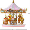 Animated & Musical Pink Crystal Carousel - Accents - 4