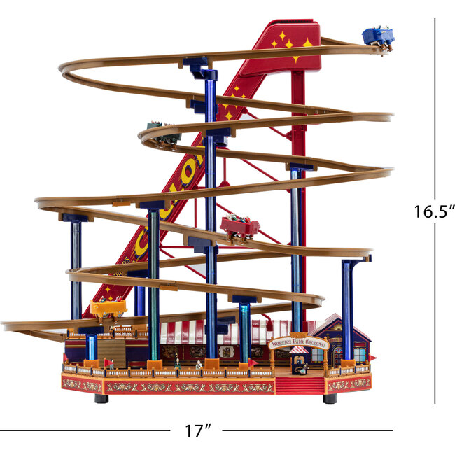 90th Anniversary Collection Animated & Musical World's Fair Roller Coaster - Accents - 3