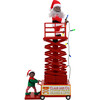 Animated & Musical Santa's Lift - Black - Accents - 6