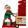 Animated & Musical Santa's Lift, White - Accents - 7
