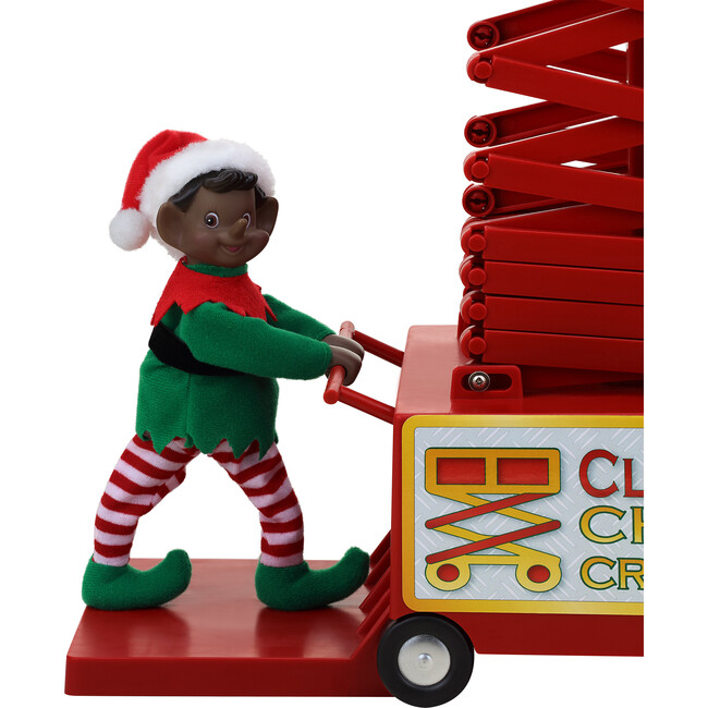 Animated & Musical Santa's Lift - Black - Accents - 7