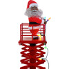 Animated & Musical Santa's Lift - Black - Accents - 8