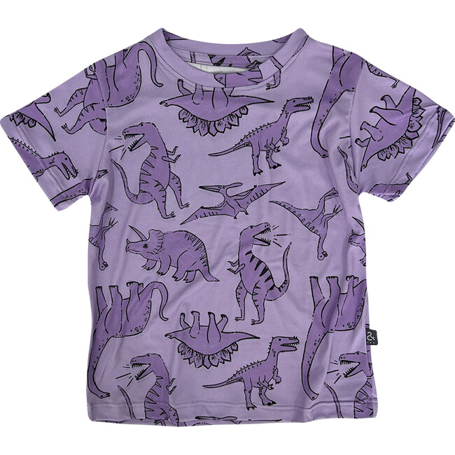 Infant´S Dino Print T-Shirt, Purple