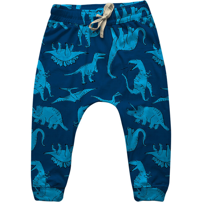 Infant´S Dino Print Ho-Be Jogger Pants, Blue