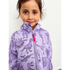 Roar Roar Dino Print Pocket Jacket, Purple - Jackets - 2