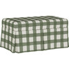 Hamilton Buffalo Square Storage Bench, Sage - Ottomans - 1 - thumbnail