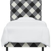 Sawyer Diamond Check Bed, Charcoal - Beds - 2