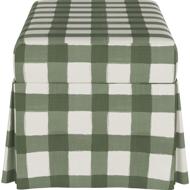 Hamilton Buffalo Square Storage Bench, Sage - Ottomans - 3