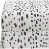 Hamilton Linen Leopard Storage Bench, Ink - Ottomans - 4
