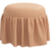 Eloise Velvet Ottoman, Melon - Ottomans - 2