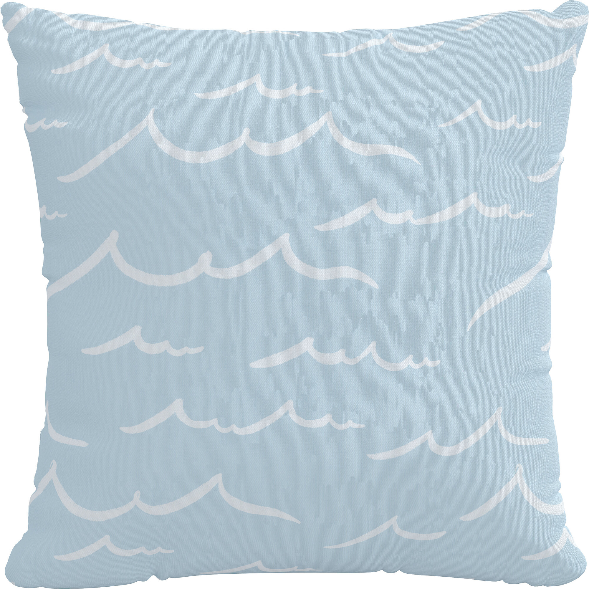 Decorative Surfside Pillow, Chambray - Decorative Pillows - 1