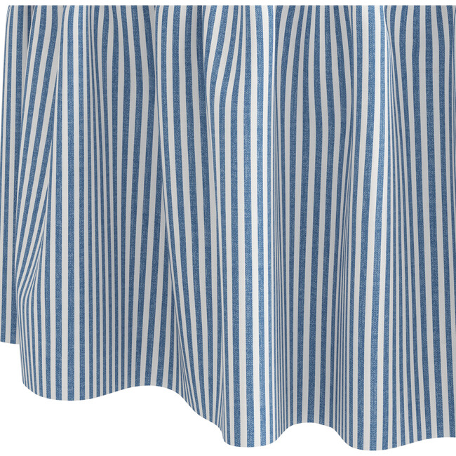Eloise Prep Stripe Ottoman, Blue - Ottomans - 3