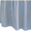 Eloise Prep Stripe Ottoman, Blue - Ottomans - 3