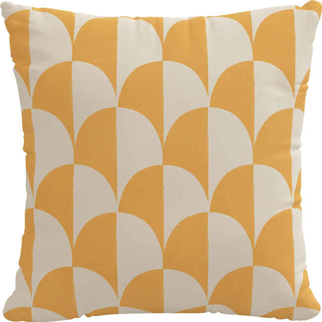 Decorative Scallop Stone Pillow, Gold