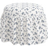 Eloise Ditsy Floral Ottoman, Blue - Ottomans - 2
