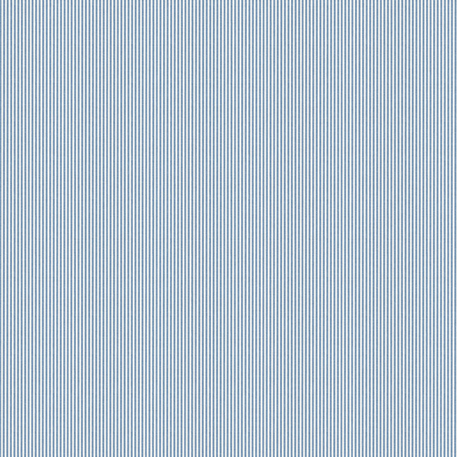 Eloise Prep Stripe Ottoman, Blue - Ottomans - 4