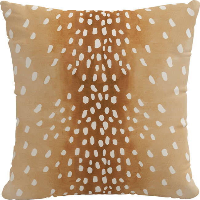 Decorative Fawn Pillow, Natural