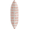 Decorative Hearts Pillow, Peach - Decorative Pillows - 2