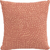 Decorative Aussie Dot Pillow, Blush - Decorative Pillows - 1 - thumbnail