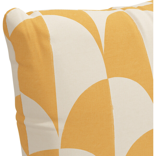 Decorative Scallop Stone Pillow, Gold - Decorative Pillows - 3