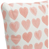 Decorative Hearts Pillow, Peach - Decorative Pillows - 3