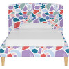 Brayton Lazlo Geo Platform Bed, Cool - Beds - 1 - thumbnail