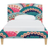 Brayton Sedona Scallop Platform Bed, Pink - Beds - 2