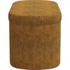 Corbin Corded Velvet Storage Bench, Amber - Ottomans - 3