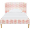 Brayton Hearts Platform Bed, Peach - Beds - 2