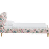 Brayton Palm Leopard Platform Bed, Blush - Beds - 3