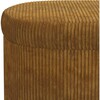 Corbin Corded Velvet Storage Bench, Amber - Ottomans - 4