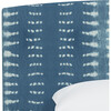Brayton Dotted Stripe Platform Bed, Indigo - Beds - 4