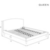 Brayton Sedona Scallop Platform Bed, Pink - Beds - 8