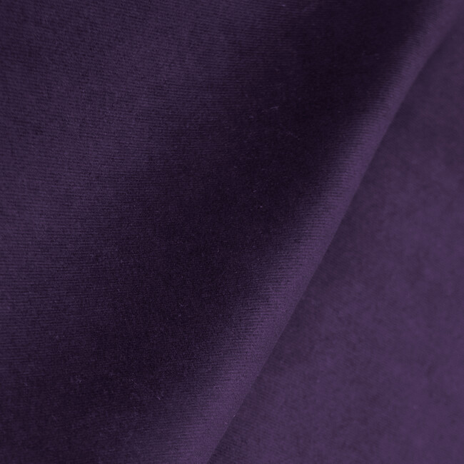Bellevue Velvet Wingback Bed, Aubergine - Beds - 5