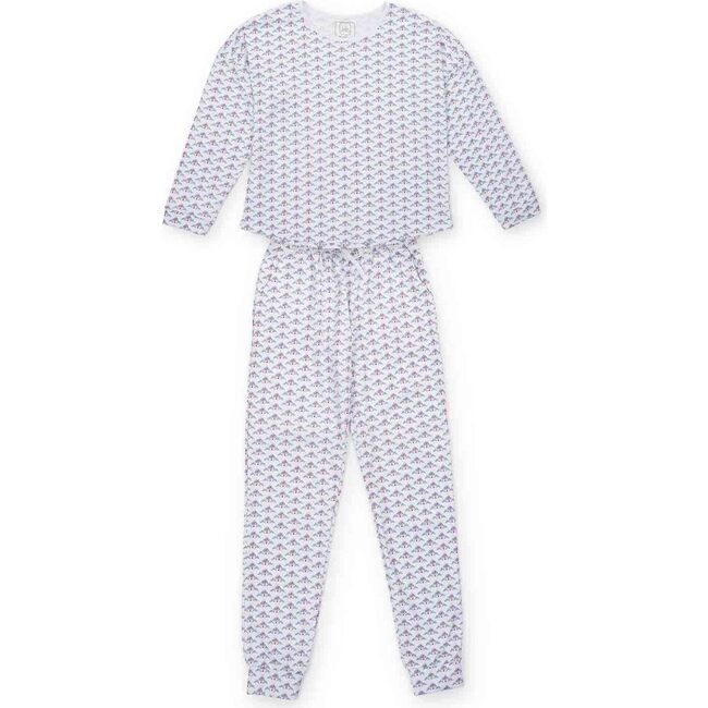 Sarah Women's Longsleeve Jogger Set - Gondola Ride Pink