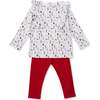 Olive Set Girls' Legging Set - Nutcracker Encore - Mixed Apparel Set - 1 - thumbnail