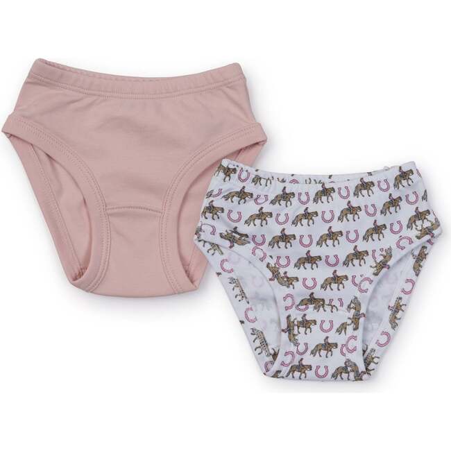Lauren Girls' Underwear Set - Rodeo Cowgirl/Light Pink