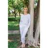 Sarah Women's Longsleeve Jogger Set - Gondola Ride Pink - Pajamas - 3